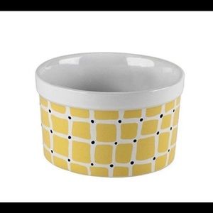 Ceramic Scrollwork Ramkin Serving Bowl